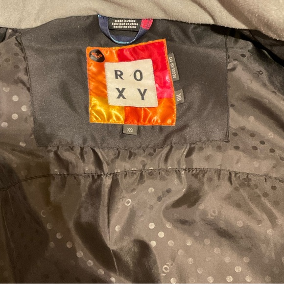 ROXY Snowboard/Ski Jacket w/ removable hood, size XS, EUC - Picture 8 of 11